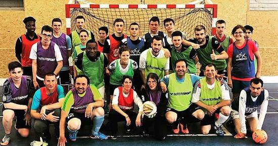 Futsal adapte foot libre